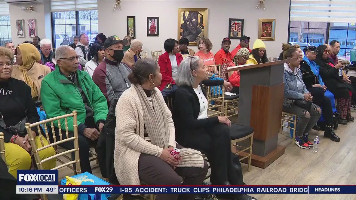 Philly police department leader and families of gun violence victims gather for emotional meeting